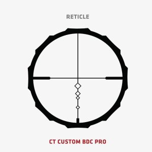 Crimson Trace Brushline Pro Rifle Scope - 3-12x42mm BDC PRO
