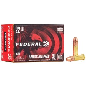 American Eagle Rimfire Ammunition .22 LR  38gr CPHP 1260 fps 40/ct