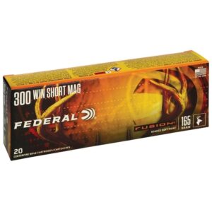 Federal Fusion Rifle Ammunition .300 WSM 165 gr BTSP 3080 fps - 200/Case (10-20/ct Boxes)