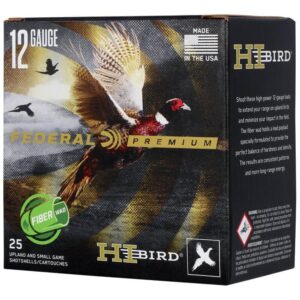 Federal Hi-Bird Shotshells 12ga 2-3/4" 1-1/4oz 1330 fps #5 25/rd