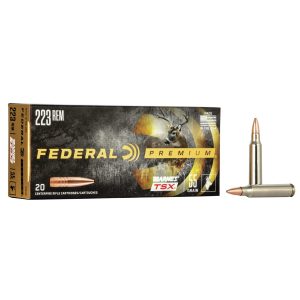 Federal Barnes TSX Rifle Ammunition .223 Rem 55gr 3200 fps 20/ct