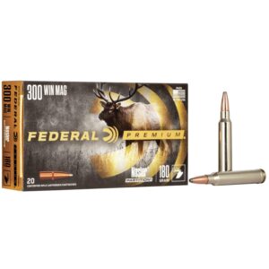 Federal Premium Vital-Shok Rifle Ammunition .300 Win Mag 180 gr PT 2960 fps - 20/ct