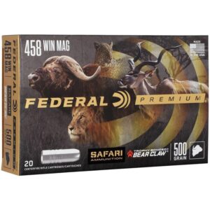 Federal Premium Cape-Shok Rifle Ammunition .458 Win Mag 500 gr TBBC 2090 fps - 20/ct