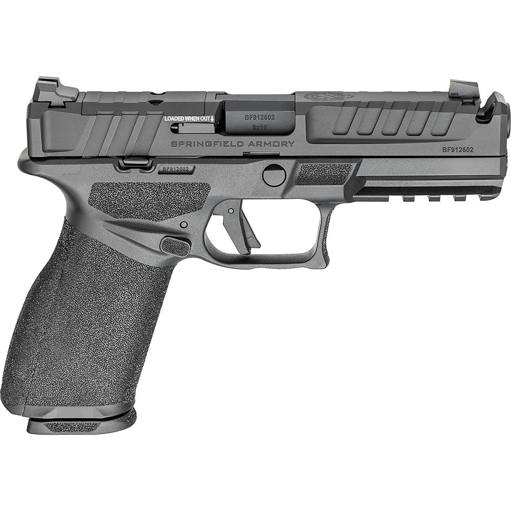 Springfield Gear Pac Echelon 4.5F Comp Handgun 9mm Luger 15rd(4) Magazines 4.5" Barrel U-Notch Sights Green Dot & Bag