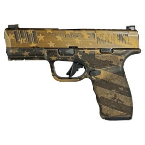 Springfield Hellcat Pro OSP "Distressed Flag Burnt Bronze" Handgun 9mm Luger 15rd(2) Magazines 3.7" Barrel