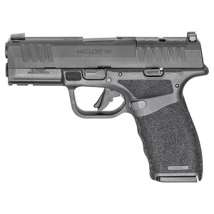 Springfield Hellcat PRO Compact White-Dot Handgun 9mm Luger 15(1)&17(1)rd Magazines 3.8" Black Frame