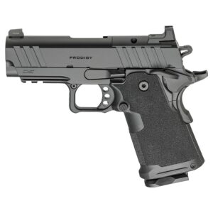 Springfield Armory Gear Pac 1911 DS Prodigy Compact Handgun 9mm Luger 15rd Magazines (4) 3.5" Barrel Black Viridian Green Dot Bag