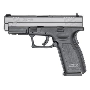 Springfield XD Service Model Handgun 9mm Luger 10rd Magazines (2) 4" Barrel Black with Silver Slide