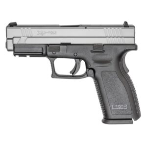 Springfield Armory XD Service Model Handgun .40 S&W 10rd Magazines (2) 4" Barrel Black with Silver Slide