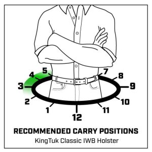 Galco KingTuk Air IWB Holster for Glock 43 Black RH