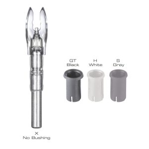 Nockturnal FIT Universal Size Lighted Nock - Blue/Green Strobing 3/pk