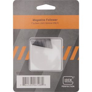 Glock Factory Magazine Follower .9mm Luger G43 Slimline ONLY Black Pkg