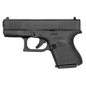 Glock 26 Gen 5 Handgun 9mm Luger 10/rd Magazines (3) 3.43" Barrel Black USA