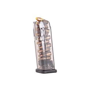 Elite Tactical Systems Smoke Series Glock Handgun Magazine for Glock 19/19X/26 9mm Luger 10/rd