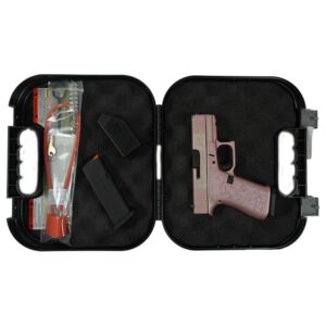 Glock 43X "Glock & Roses" Pink Handgun 9mm Luger 10rd Magazines(2) 3.4" Barrel Accessory Rail USA Made