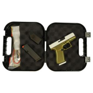 Glock 43X Pegasus White Handgun 9mm Luger 10rd Magazines(2) 3.4" Barrel Accessory Rail USA Made