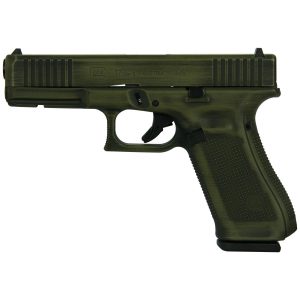 Glock 17 Gen 5 Custom "Distressed Bazooka Green" Handgun 9mm Luger 17/rd Magazines (3) 4.49" Barrel