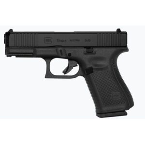 Glock 19 Gen 5 Handgun 9mm Luger 15rd Magazines(3) 4.02" Barrel Black Austria