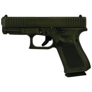 Glock 19 Gen 5 Custom "Distressed Bazooka Green" Handgun 9mm Luger 15rd Magazines (3) 4.02" Barrel Austria