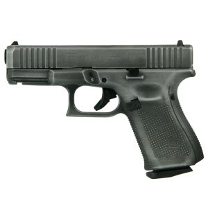Glock 19 Gen 5 Custom "Crushed Silver Distressed" Compact Handgun 9mm Luger 15/rd Magazines (3) 4.02" Barrel USA