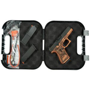 Glock 19 Gen 5 Custom "Georgia Clay" Handgun 9mm Luger 15rd Magazines (3) 4.02" Barrel Front Serrations Austria
