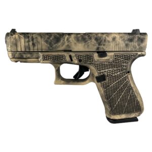 Glock G19 Gen 5 Custom "Marble Stipple Frame" Handgun 9mm Luger 15rd Magazines (3) 4.02" Barrel Austria