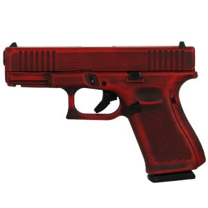 Glock 19 Gen 5 Custom "Distressed Red" Compact Handgun 9mm Luger 15/rd Magazines (3) 4.02" Barrel USA