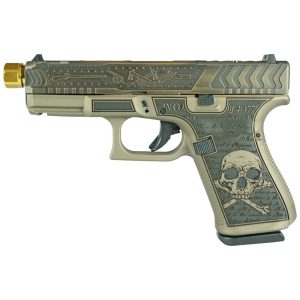 Glock 19 Gen 5 Custom "Revolution-Colonial Brown" Handgun 9mm Luger 15rd Magazines (3) 4.02" Threaded Barrel Austria