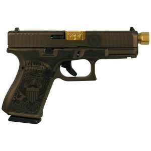 Glock 19 Gen 5 Custom "Trump Edition" Compact Handgun 9mm Luger 15/rd Magazines (3) 4.6" Threaded Barrel USA