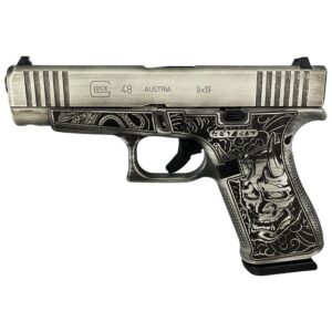 Glock 48 Custom "Battle Worn Slide/Bushido Frame" Handgun 9mm Luger 10rd Magazines (2) 4.17" Barrel USA Front Rail
