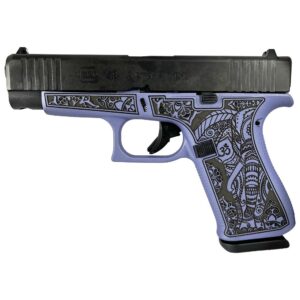 Glock 48 Custom "Crushed Orchid Elephant Engraved" Handgun 9mm Luger 10/rd Magazines (2) 4.17" Barrel Austria