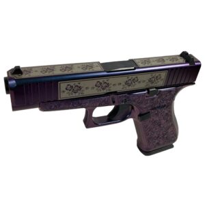 Glock 48 Gen 5 "Glock & Roses" Mongoose Purple Handgun 9mm Luger 10rd Magazines (2) 4.17" Barrel Us Made