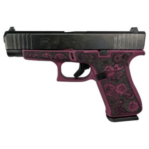 Glock 48 Custom "Black Cherry Paisley Frame" Handgun 9mm Luger 10/rd Magazines (2) 4.17" Barrel Austria