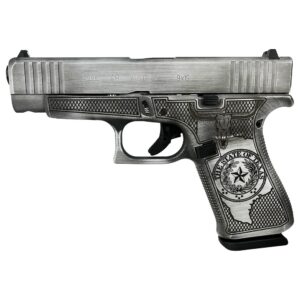 Glock 48 Custom "Texas Silver" Handgun 9mm Luger 10/rd Magazines (2) 4.17" Barrel Austria