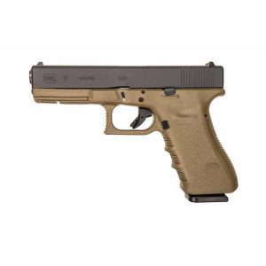 Glock 17 Gen 3 Handgun 9mm Luger 17/rd Magazines (2) 4.49" Barrel OD Green Frame Black Slide Austria