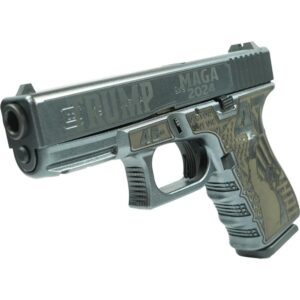 Glock 19 Gen3 Custom "Trump 47th" Handgun 9mm Luger 15rd magazines(2) 4" Barrel Austria Made