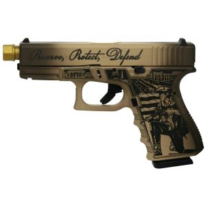 Glock 19 Gen 3 Custom "Constitution Model" Compact Handgun 9mm Luger 15rd Magazines (2) 4.6" Threaded Barrel USA