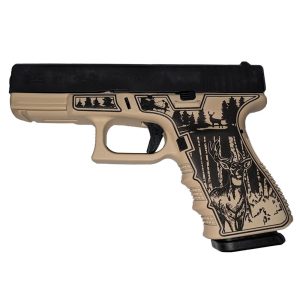 Glock 19 Gen 3 Custom "Deer Hunter" Sand Handgun 9mm Luger 15rd Magazines (2) 4.02" Barrel USA Made
