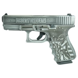 Glock 19 Gen 3 Custom "Live or Die Patriot Gray" Handgun 9mm Luger 15rd Magazines (2) 4" Barrel Austria