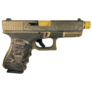 Glock 19 Gen3 Compact "Trump Edition" Handgun 9mm Luger 15rd Magazines 4.6" Threaded Barrel Austria