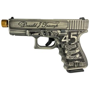 Glock 19 Gen 3 Custom "Trump 2024" Handgun 9mm Luger 15rd Magazines (2) 4.6" Gold Barrel Austria