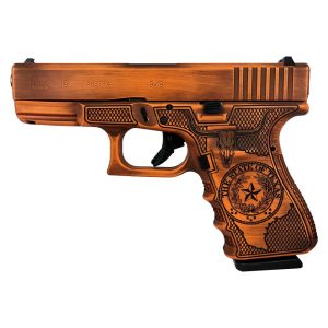 Glock 19 Gen 3 Custom "Texas Orange" Handgun 9mm Luger 15/rd Magazines (2) 4" Barrel Austria