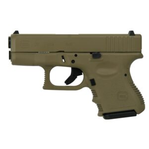 Glock 26 Gen 3 Custom "FDE" Handgun 9mm Luger 10/rd Magazines (2) 3.43" Barrel Austria