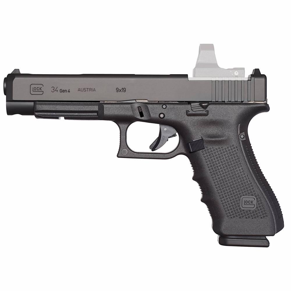 Glock G34 Gen 4 MOS Handgun 9mm 17/rd Magazines (3) 5.31" Barrel Black Austria REFURBISHED
