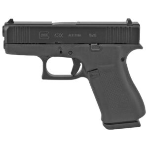 Glock 43x Subcompact Handgun 9mm Luger 10/rd Magazines (2) 3.41" Barrel Black Austria REBUILT
