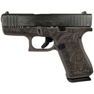 Glock 43x Custom "Vortex Bronze Elephant Engraved" Subcompact Handgun 9mm Luger 10rd Magazines (2) 3.41" Barrel Austria