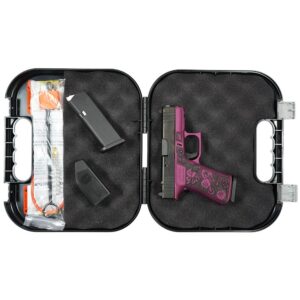 Glock 43x MOS Custom "Glock and Roses Black Cherry Frame" Subcompact Handgun 9mm Luger 10rd Magazines (2) 3.41" Barrel Austria