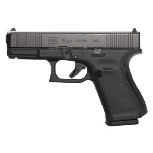 Glock 19 Gen 5 MOS Compact Handgun 9mm Luger 15/rd Magazines (3) 4.02" Barrel Black USA