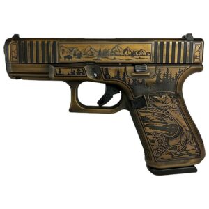 Glock 19 Gen 5 Custom "Western" Handgun 9mm Luger 15/rd Magazines (3) 4.02" Barrel USA