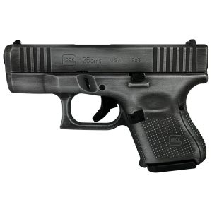 Glock 26 Gen 5 Custom "Distressed Crushed Silver" Subcompact Handgun 9mm Luger 10rd Magazines (3) 3.43" Barrel USA